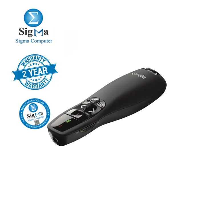 Logitech R400 Wireless Presenter - Black