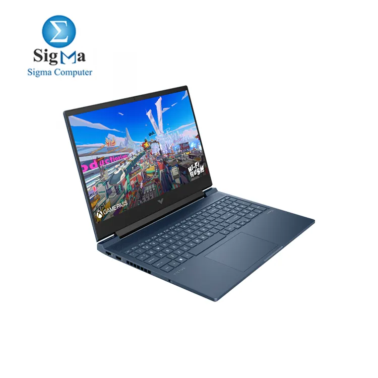 Hp Victus 16-r1046ne Intel Core i7-14700HX-16 GB DDR5-5600 -1 TB PCIe Gen4 NVMe     NVIDIA GeForce RTX 4050 6GB     16.1    FHD 144Hz IPS- Dos - blue