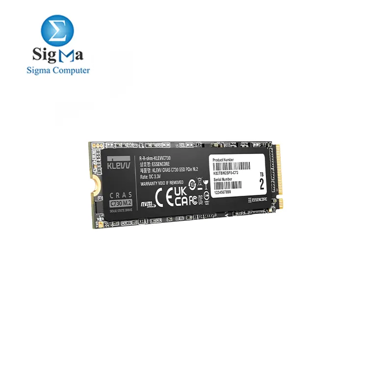 KLEVV CRAS C730 2TB M.2 PCIe 3x4 NVMe Internal Solid State Drive