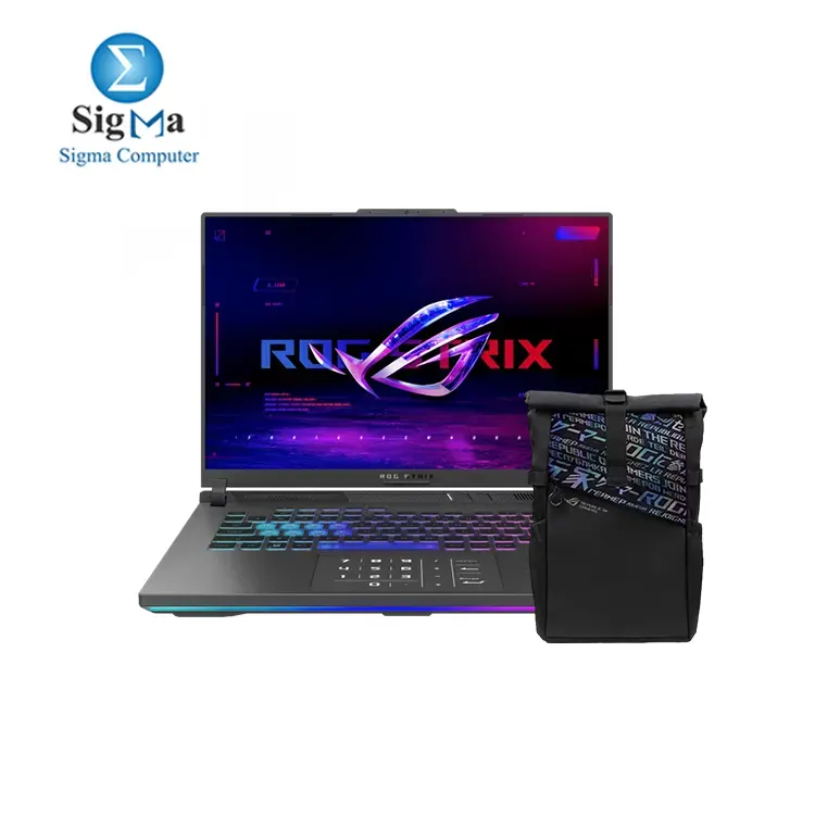 ASUS ROG Strix G16 G614JV-N3487W   13th Gen Intel Core i7-13650HX Processor   DDR5 16GB   1TB PCIe 4.0 NVMe M.2 SSD   NVIDIA GeForce RTX 4060 Laptop GPU 8GB   16  FHD  16 10  1920 x 1200  WUXGA    WIN 11  ROG BAG