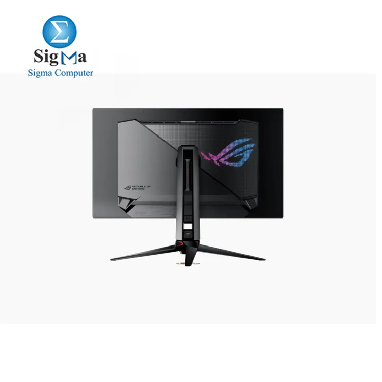 ASUS ROG Swift 32” 4K OLED Gaming Monitor (PG32UCDP) - WOLED, Dual Mode (4K 240Hz, FHD 480Hz), 0.03ms, G-SYNC Compatible, Custom Heatsink, AI Gaming, 99% DCI-P3,True 10-bit, USB-C 90W