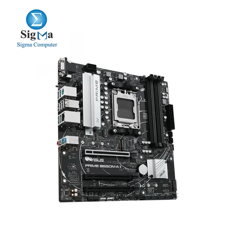 ASUS PRIME B650M-A II-CSM Micro-ATX motherboard with DDR5  PCIe 5.0 M.2  2.5Gb Ethernet  DisplayPort  HDMI    VGA  rear USB 3.2 Gen 2  front USB 3.2 Gen 1 Type-C    BIOS FlashBack     Aura Sync