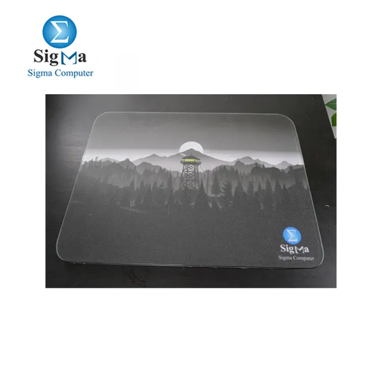 Long night glass gaming mouse pad  29.5 X 30.5 