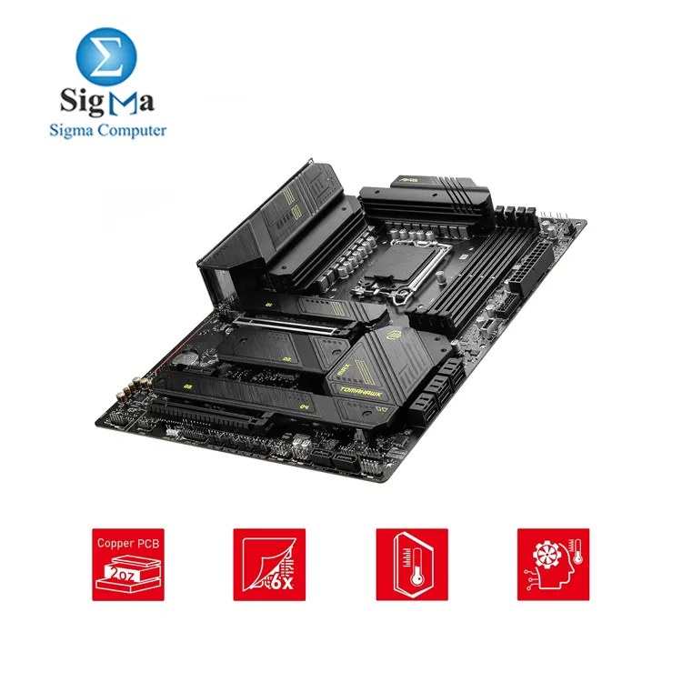 MSI MAG Z790 Tomahawk MAX WiFi Gaming Motherboard  Supports 12th 13th 14th Gen Intel Processors  LGA 1700  DDR5  PCIe 5.0  M.2  SATA 6G  2.5Gbps LAN  USB 3.2 Gen2  Wi-Fi 7  Bluetooth 5.4  ATX 