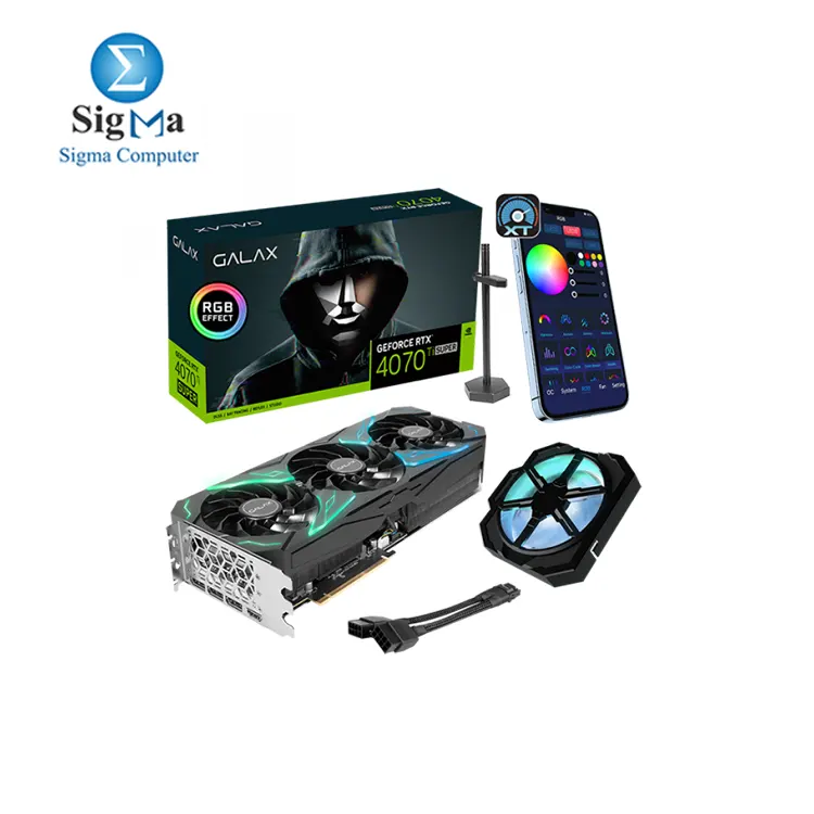 GALAX GeForce RTX 4070 Ti SUPER SG 1-Click OC 16GB GDDR6X 256-bit DP*3/HDMI 2.1/DLSS 3