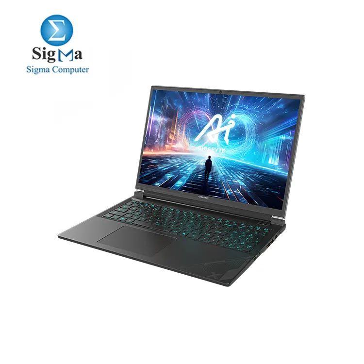 GIGABYTE G6X 9KG Intel i7 13650HX NVIDIA GeForce RTX 4070 8GB GDDR6 - 2x DDR5 Slots - 4800MHz - 16GB - M.2 SSD 512GB - 16   WUXGA 1920x1200 165Hz - DOS