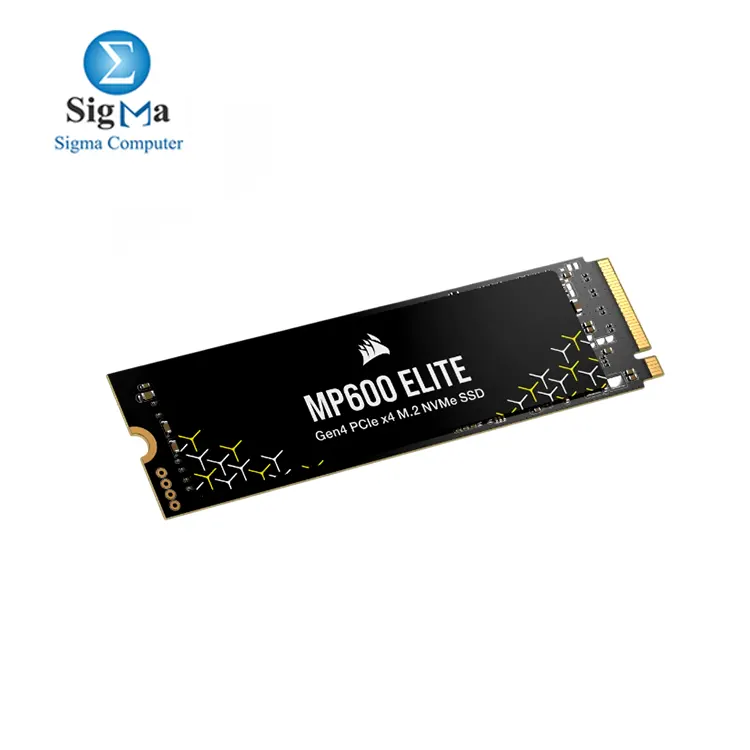 Corsair MP600 Elite 1TB M.2 PCIe Gen4 x4 NVMe SSD – M.2 2280 – Up to 7,000MB/sec Sequential Read – High-Density 3D TLC NAND – Black