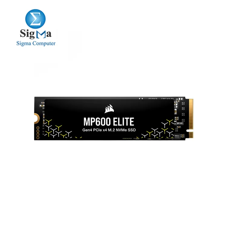 Corsair MP600 Elite 1TB M.2 PCIe Gen4 x4 NVMe SSD – M.2 2280 – Up to 7,000MB/sec Sequential Read – High-Density 3D TLC NAND – Black