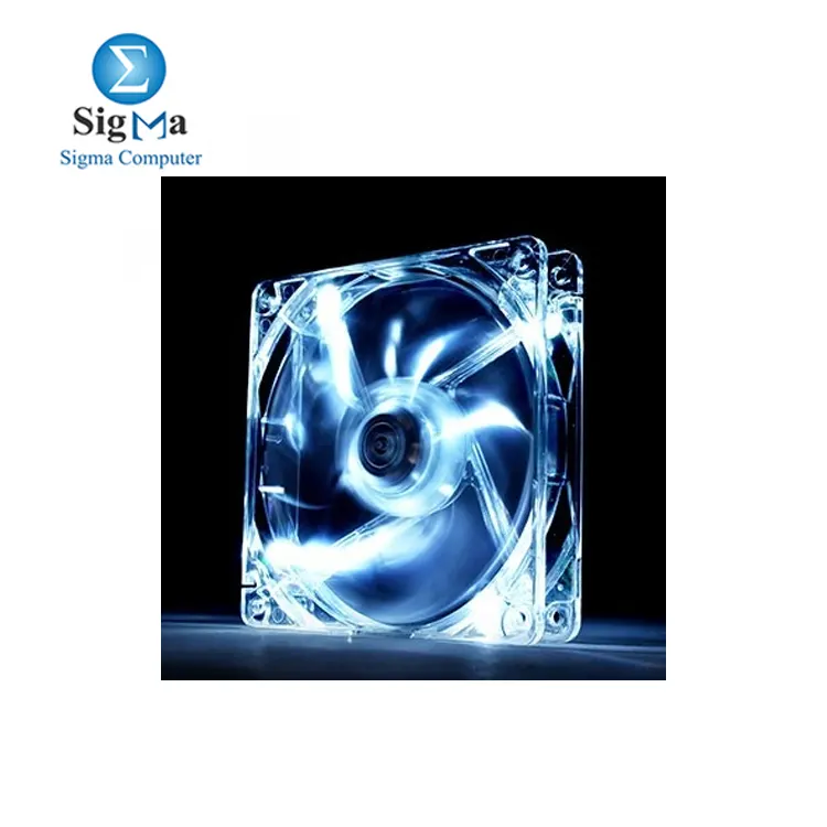 Thermaltake 120mm Pure 12 Series White LED Quiet High Airflow Case Fan CL-F020-PL12WT-A