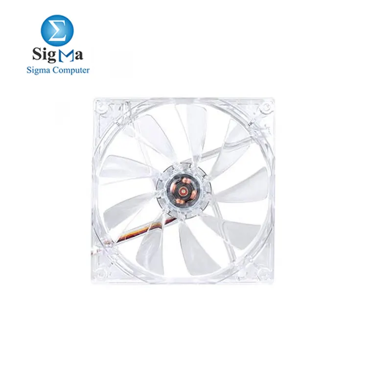 Thermaltake 120mm Pure 14 Series White LED Quiet High Airflow Case Fan CL-F028-PL14WT-A