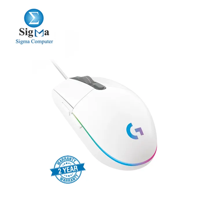 Logitech G102 LIGHTSYNC Gaming Mouse white