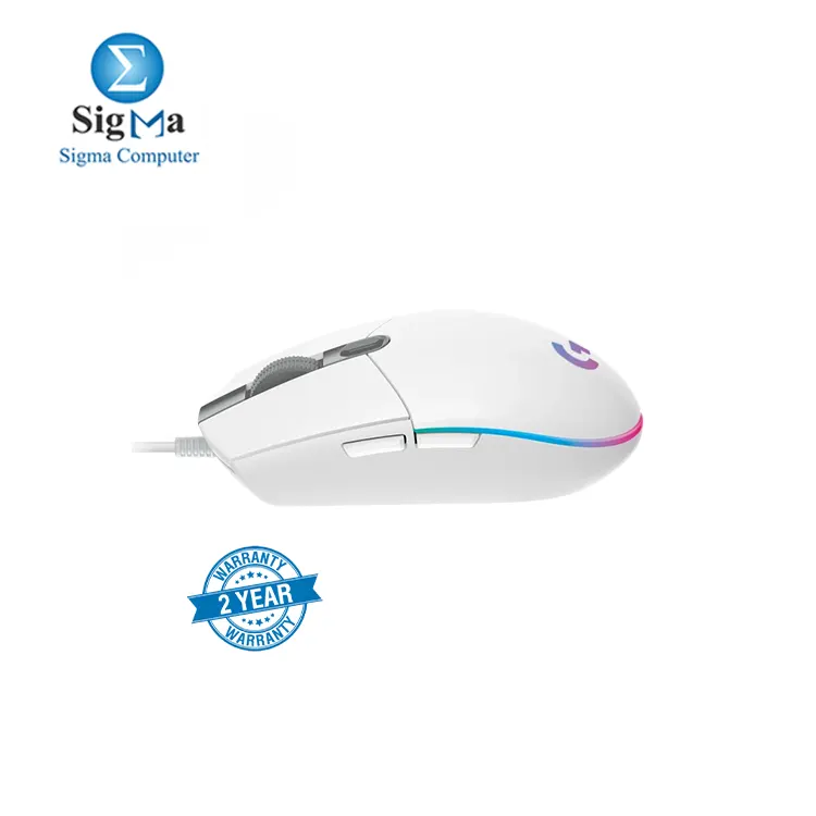 Logitech G102 LIGHTSYNC Gaming Mouse white