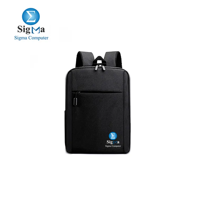 Sigma laptop Backpack For School and Travel Bag  Black 