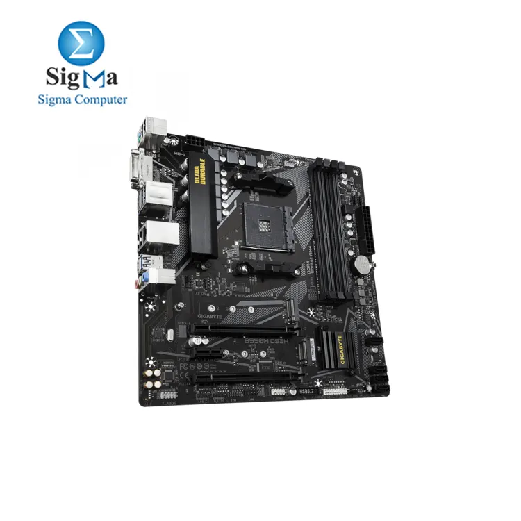 GIGABYTE B550M DS3H AMD B550 Socket AM4 Micro ATX DDR4