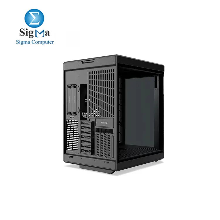 HYTE Y70 Touch Infinite Dual Chamber ATX Mid Tower Modern Aesthetic Case with Integrated 2.5K LCD Touchscreen - BLACK