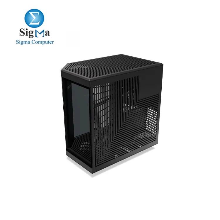 HYTE Y70 Touch Infinite Dual Chamber ATX Mid Tower Modern Aesthetic Case with Integrated 2.5K LCD Touchscreen - BLACK