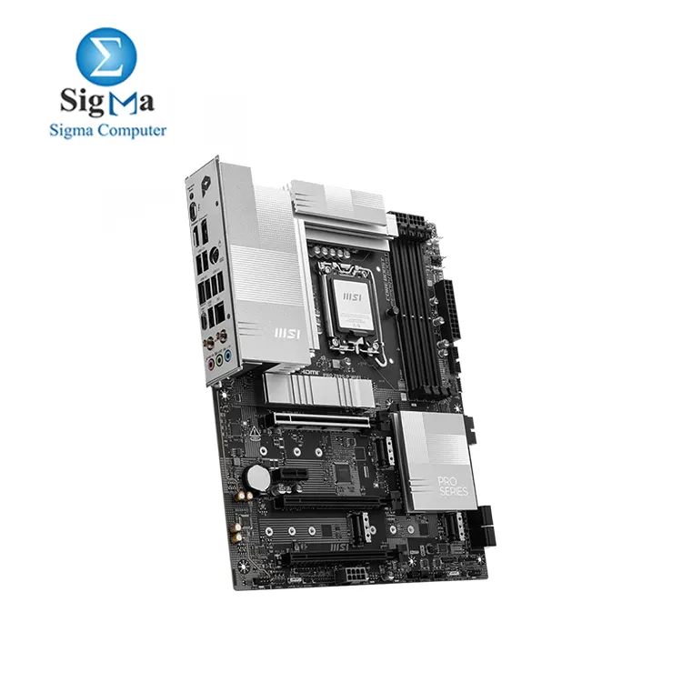 MSI PRO Z890-P WiFi ProSeries Motherboard  Supports Core Ultra Series 2 Intel Processors  LGA 1851  DDR5  PCIe 5.0  M.2  SATA  5Gbps LAN  USB Type-C  Wi-Fi 7  Bluetooth 5.4  Thunderbolt 4  ATX 