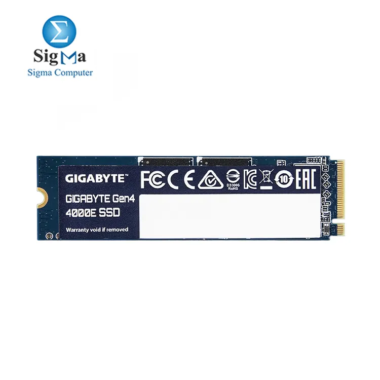 GIGABAYT 4000E - 500GB PCIe 4.0 M.2 SSD with 3600 MB/s read, 3000 MB/s write (G440E500G)