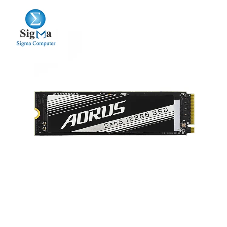 Gigabyte AORUS Gen5 12000 SSD 2TB PCIe 5.0 NVMe M.2 Internal Solid State Hard Drive with Read Speed Up to 12400MB/s, Write Speed Up to 11800MB/s, 