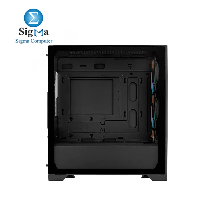 Cooler Master Elite 301 Micro-ATX High Airflow PC Case, 365mm GPU Max, 280mm AIO Max, Type C, Tempered Glass, Triple 120mm PWM Fan, Intakes Grill, Breathable PSU Shroud