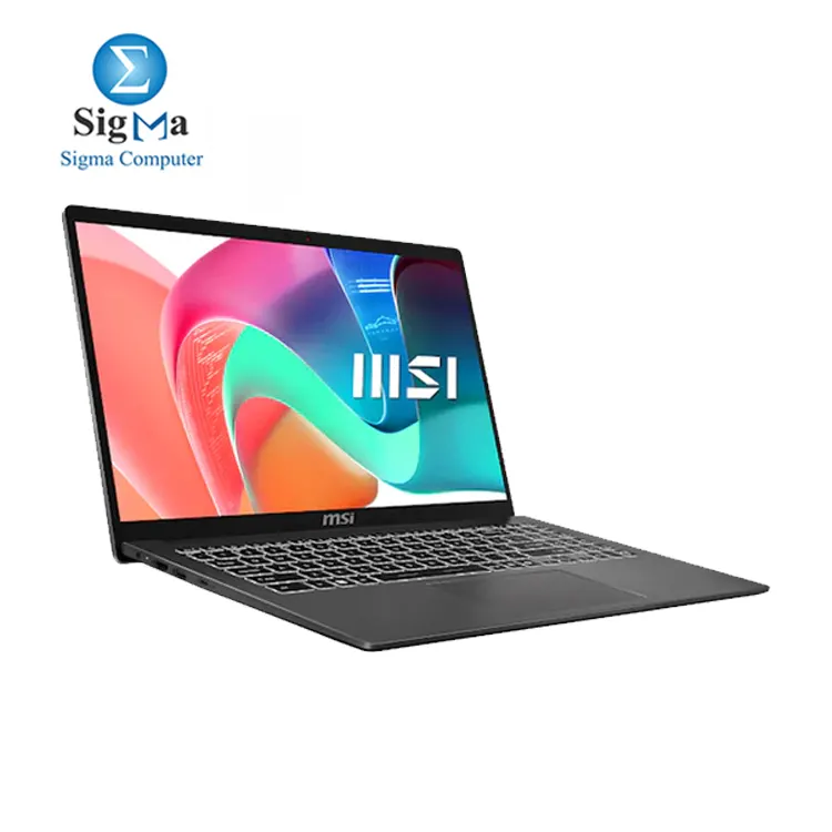 MSI Modern 15 F13MG Laptop - Intel Core i5-1335U - 8GB DDR4 3200MHz - 512GB SSD - Intel Iris Xe Graphics - 15.6