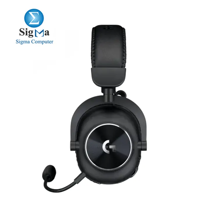 Logitech G PRO X 2 Lightspeed Wireless Gaming Headset: Detachable Boom Mic, 50mm Graphene Drivers, DTS:X Headphone 2.0  7.1 Surround, Bluetooth/USB/3.5mm Aux, for PC, PS5, PS4, Nintendo Switch - Black 981-001262