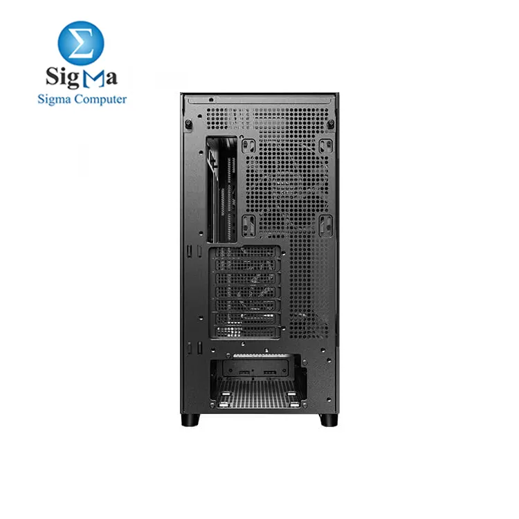 Antec Flux Wood  5 x PWM Fans Included  High-Airflow Front Panel with Walnut Wood  Type-C  420mm Radiator   Back Connect Motherboard Support  Up to 9 Fans Simultaneously  Mid-Tower E-ATX PC Case