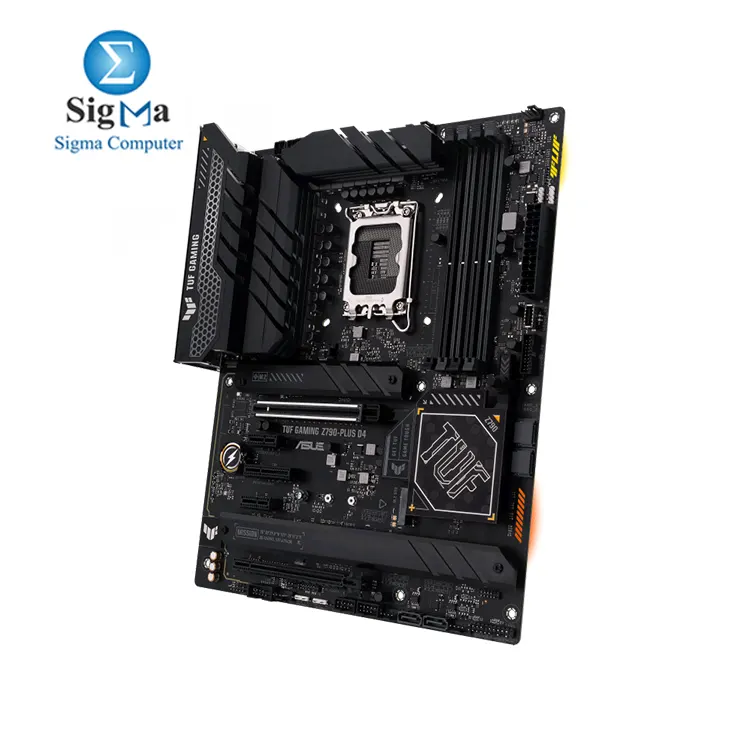 ASUS TUF GAMING Z790-PLUS D4 Supports Intel LGA1700 DDR4 RAM  up to 5333MHz OC   PCIe 5.0  4 M.2 slots  2.5Gb