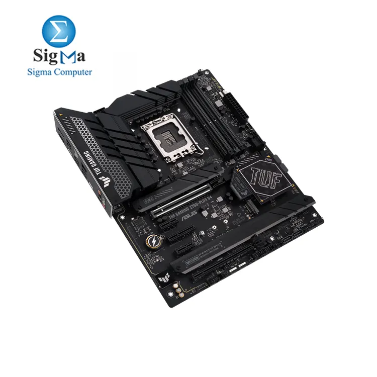 ASUS TUF GAMING Z790-PLUS D4 Supports Intel LGA1700 DDR4 RAM  up to 5333MHz OC   PCIe 5.0  4 M.2 slots  2.5Gb