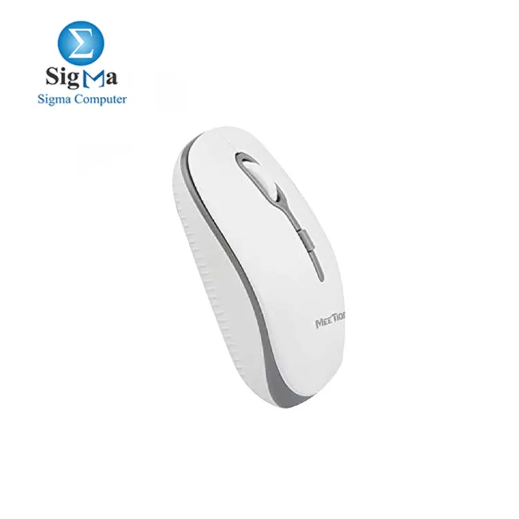 Meetion R547 White And Gray Wireless Optical Mouse -2.4Ghz