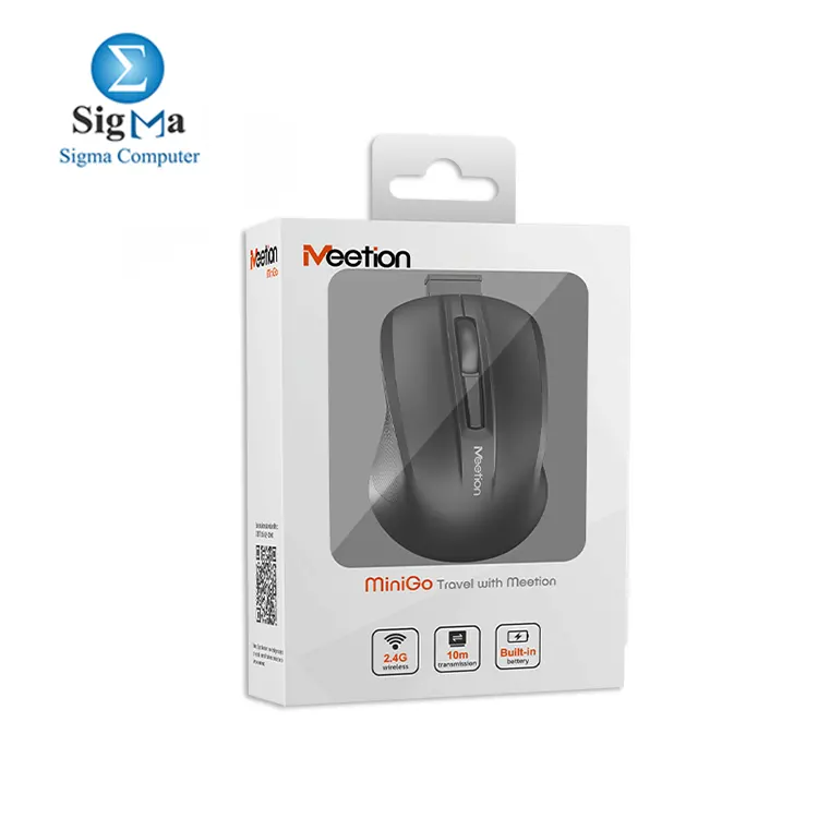 Meetion MiniGo Silent Mini 2.4G Optical Wireless Mouse With Transmission Technology