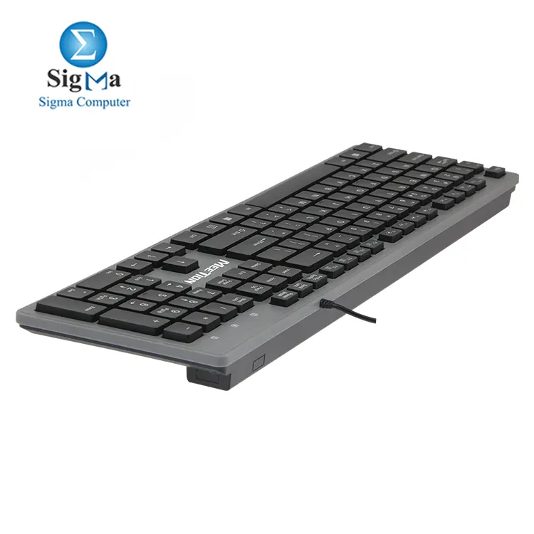 Meetion K841 USB Standard Chocolate Keyboard With Silicone multimedia buttons