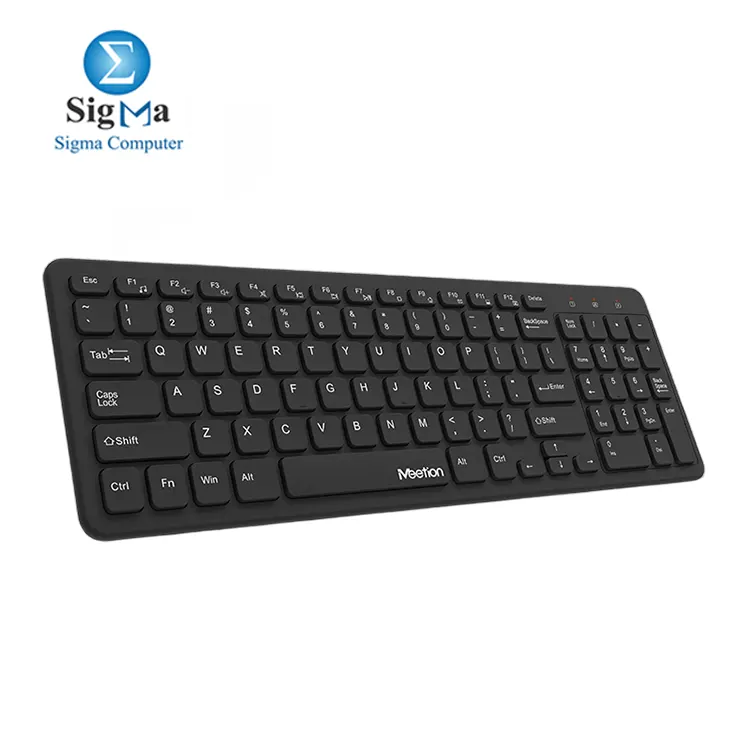 Meetion WK410 WIRELESS ULTRA THIN CHOCOLATE MEMBRANE KEYBOARD