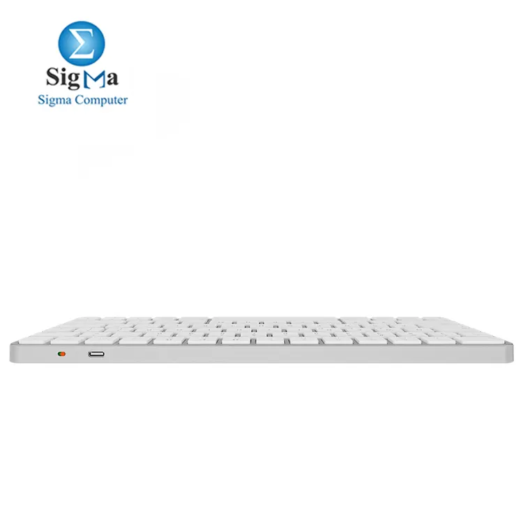 Meetion ikey K210 Wireless Ultra-thin Apple Keyboard With Rechargeable Battery, White