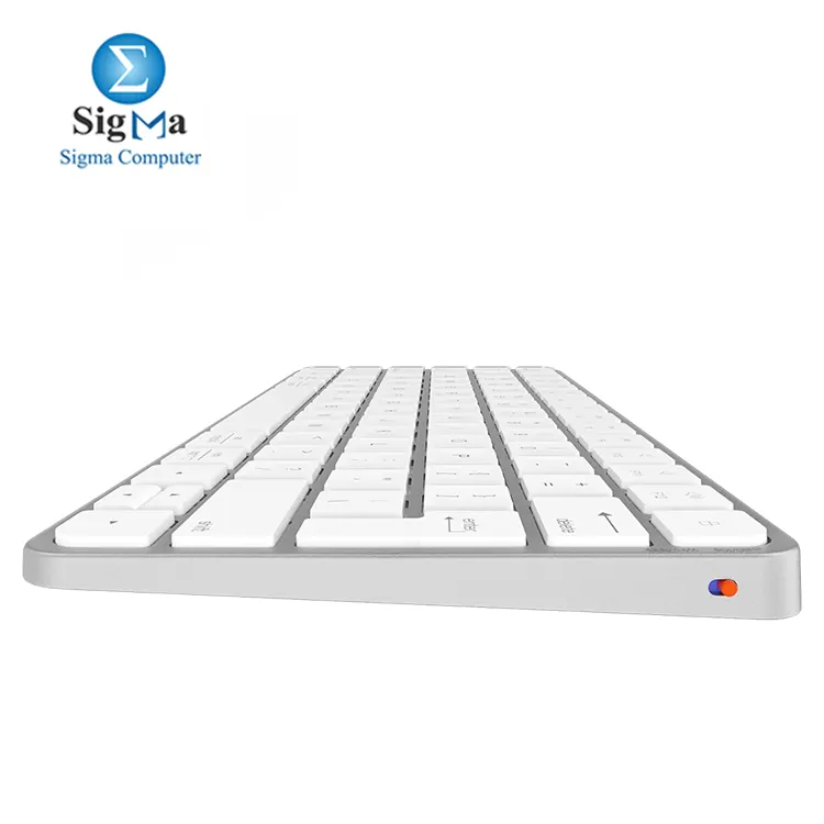 Meetion ikey K210 Wireless Ultra-thin Apple Keyboard With Rechargeable Battery, White