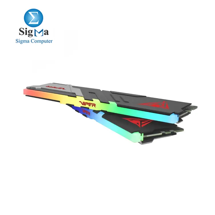 Patriot Viper Venom RGB DDR5 RAM 64GB (2X32GB) 6000MT/s CL36 UDIMM Desktop Gaming Memory Kit - PVVR564G600C36K