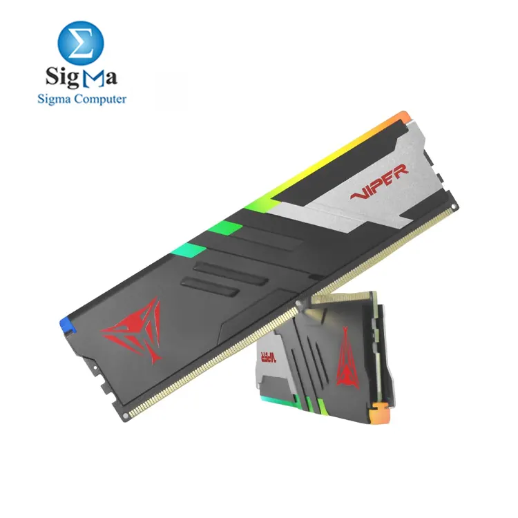 Patriot Viper Venom RGB DDR5 RAM 64GB (2X32GB) 6000MT/s CL36 UDIMM Desktop Gaming Memory Kit - PVVR564G600C36K