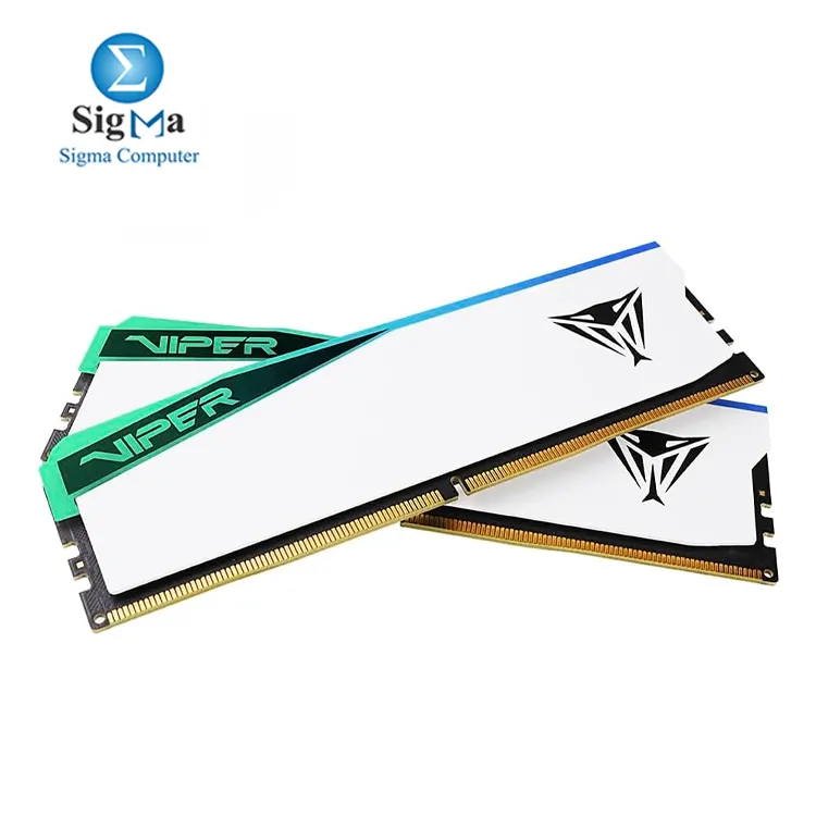 Patriot Viper Elite 5 RGB DDR5 RAM 48GB (2X24GB) 6000MT/s CL30 UDIMM Desktop Gaming Memory Kit - PVER548G60C30KW