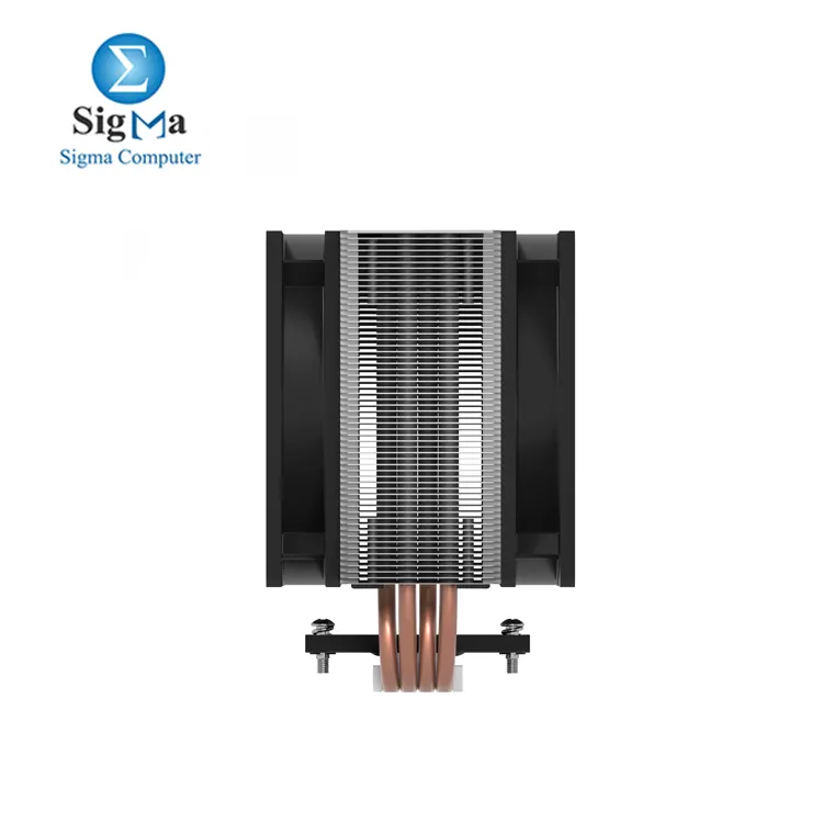 ARCTIC Freezer 36 - Single-tower CPU cooler with push-pull  two pressure-optimised 120 mm P fans  fluid dynamic bearing  200-1800 rpm  4 heatpipes