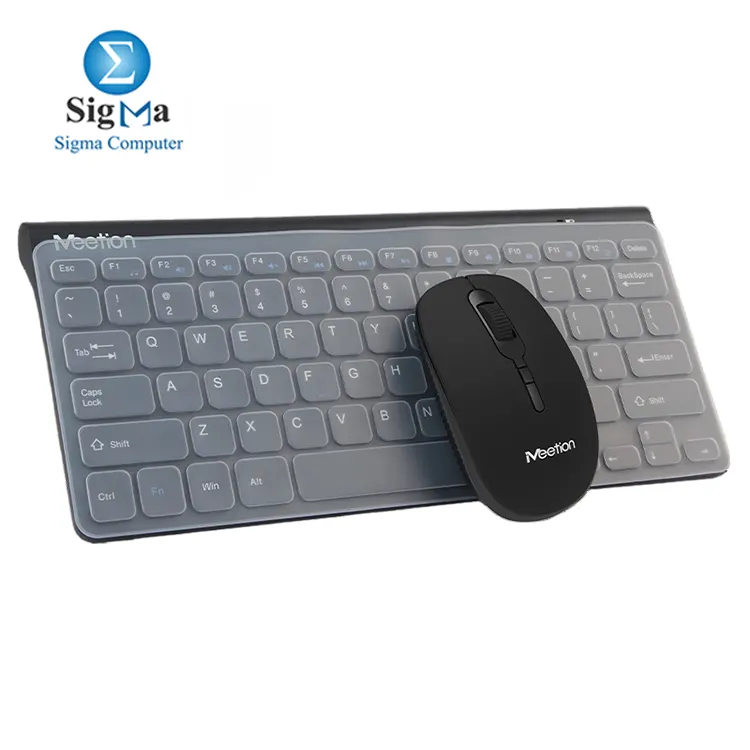 MEETION Mini 4000 Wireless Arabic Keyboard And Mouse Combo Black