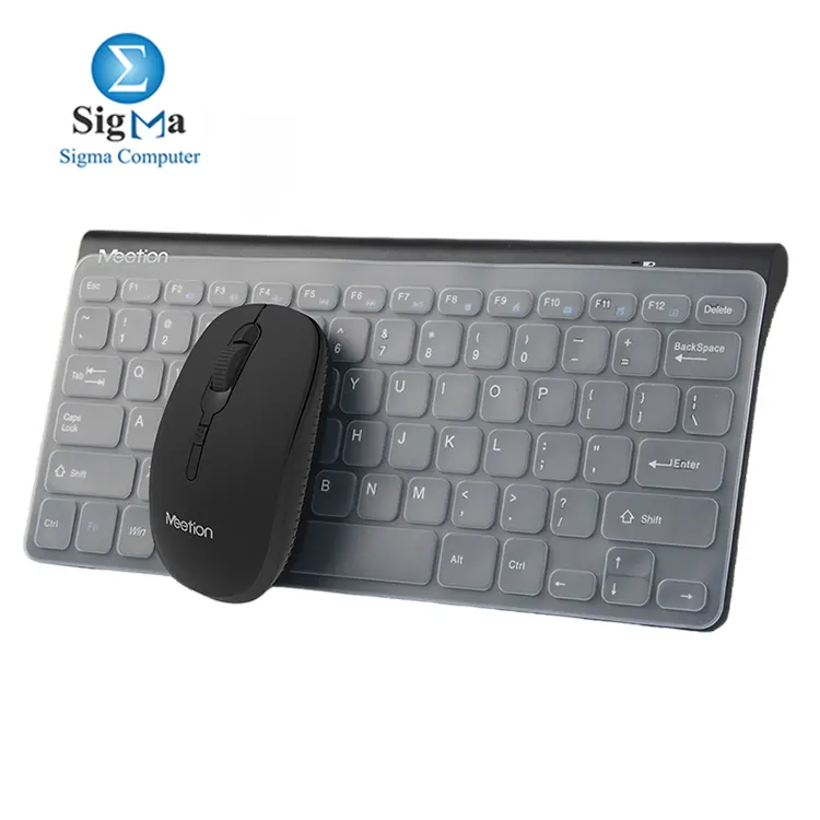 MEETION Mini 4000 Wireless Arabic Keyboard And Mouse Combo Black