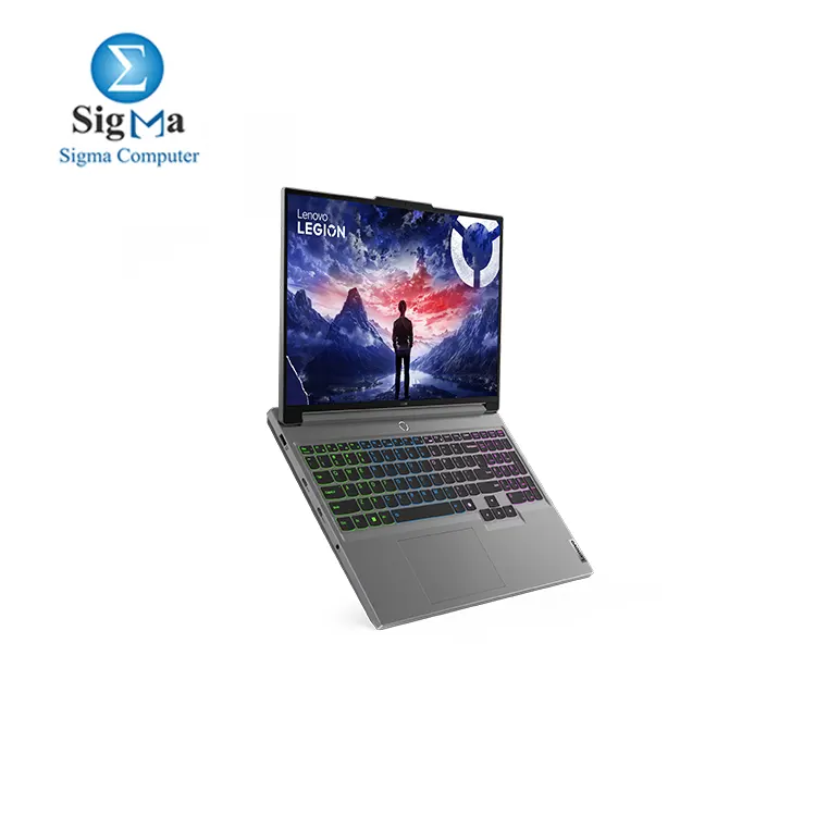 LENOVO Legion 5 16IRX9 83DG004NUS Intel Core i7-14650HX - RTX 4060 8GB - 16GB DDR5 5600MHz - 512GB M.2 GEN4 - 16 WQXGA IPS 100 - 350nits - sRGB 165Hz - RGB Backlit keyboard - Windows 11 - LUNA GREY