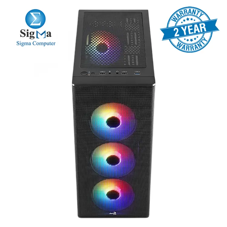 Aerocool Designer ARGB PC MID TOWER CASE   LUX 550W POWER SUPPLY 80 PLUS BRONZE ACCX-ES05002.11