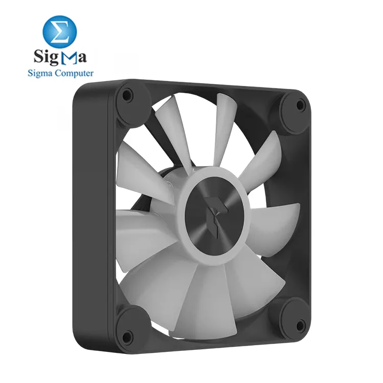 APNX FP1-120 Black Performance ARGB Fan  120mm  30mm Frame Width  PWM 500-1600 RPM  High Air Flow  Hydraulic Bearing  Thick Shock-Absorbing Pad  for PC Case  Liquid and Cooler  FP1-120 PWM ARGB BK 