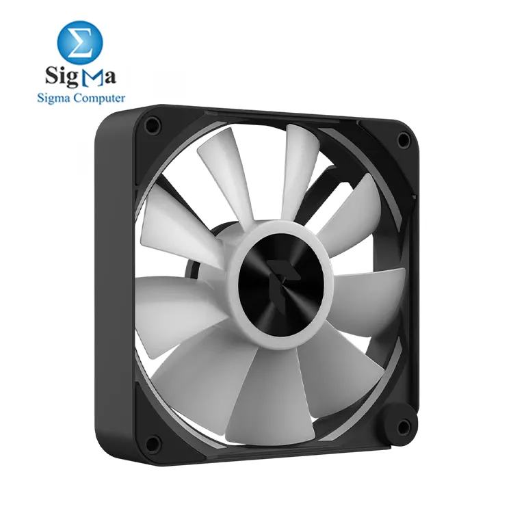 APNX FP2 ARGB 120mm PWM Fan: 500–1800 RPM, 83.87 CFM airflow, 3.49 mmH₂O pressure, 34.8 dBA noise, 30 mm Steel Frame, FDB bearing, ARGB lighting, reverse flow blade