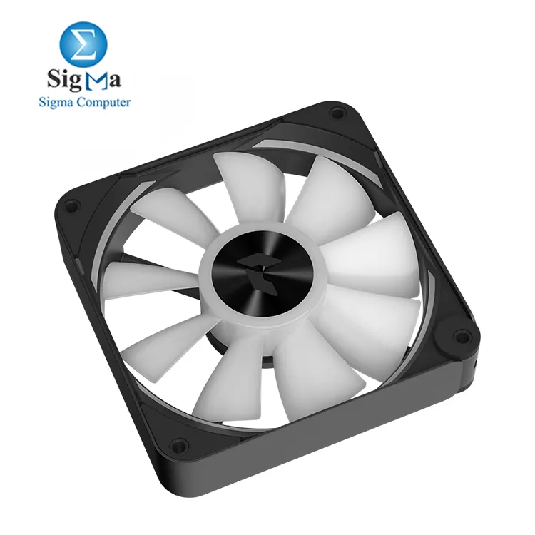 APNX FP2 ARGB 120mm PWM Fan: 500–1800 RPM, 83.87 CFM airflow, 3.49 mmH₂O pressure, 34.8 dBA noise, 30 mm Steel Frame, FDB bearing, ARGB lighting, reverse flow blade