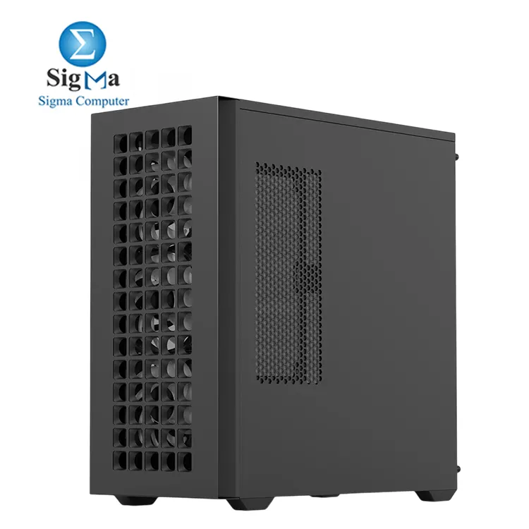 AeroCool D502A Mid Tower Case  Mesh Front Panel  360mm Radiator Support  11 Fan Slots  400mm GPU  ATX m-ATX Mini-ITX  Magnetic Dust Filters  SPCC Steel Construction  Trendy PC Build  Black