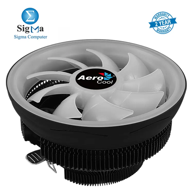 Aerocool Core plus ARGB CPU Cooler  heat up to 110W and compatible with  Intel 1700 and AMD AM4  AM5