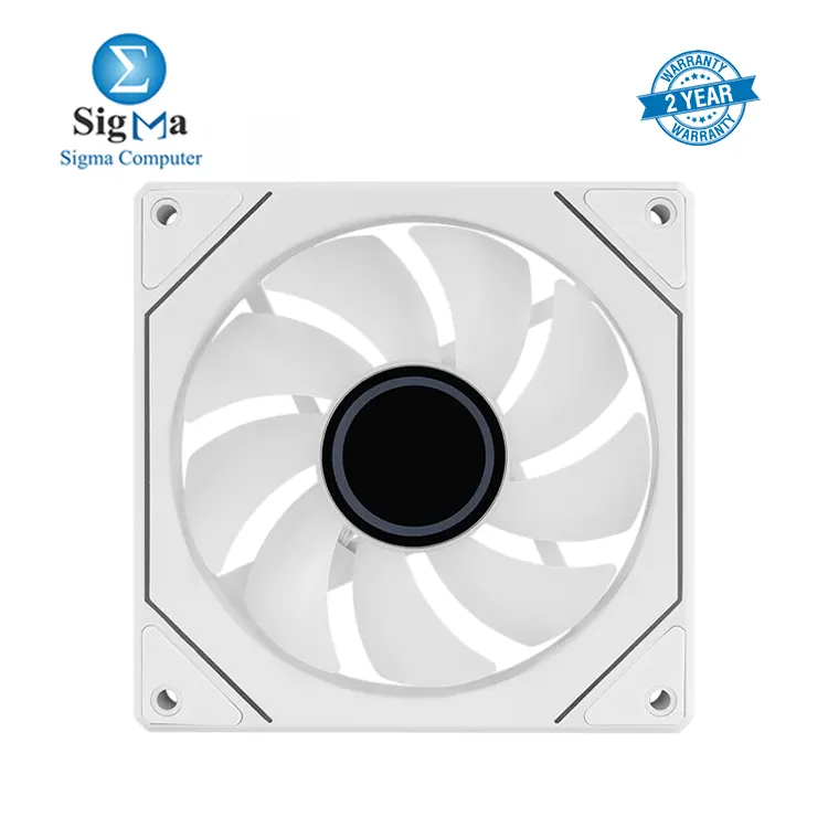 AeroCool Phantom M-3 Reverse ARGB PWM Fan 120mm PWM fan with reverse blades  ARGB infinity mirror  1800 RPM max speed  49.8 CFM airflow  and RGB sync support.