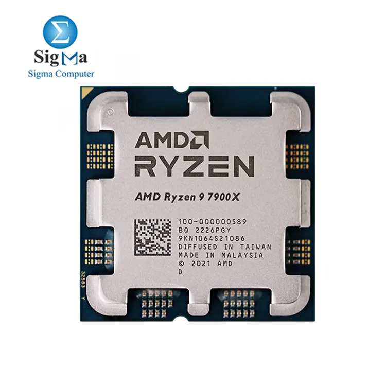 AMD Ryzen 9 7900X 12 cores  24 threads  up to 5.6 GHz boost clock  64 MB L3 cache  DDR5 support  and unlocked overclocking  with a 170W TDP.